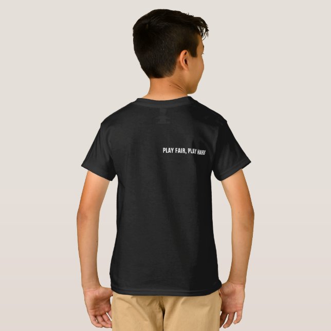 New Zealand -PLAY FAIR, PLAY HARD（KIDS） T Shirt (Hel baksida)