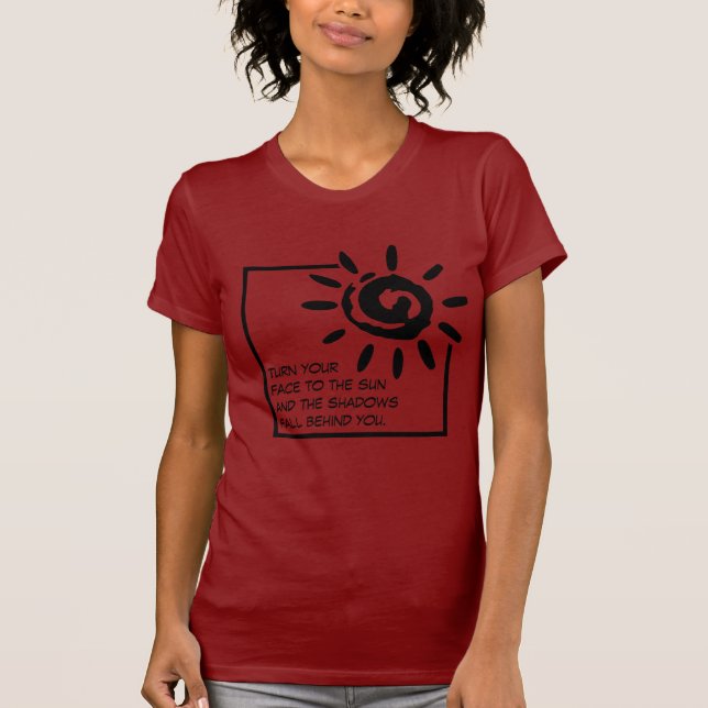 New Zealand Proverb Tee Shirt (Framsida)