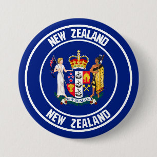 New Zealand Round Emblem Knapp