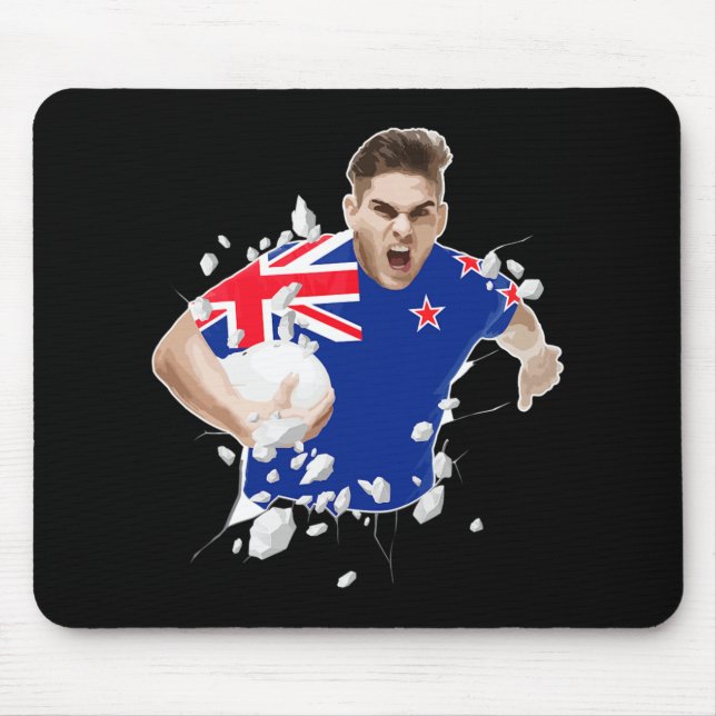 New Zealand Rugby Jersey 2021 New Zealand Rugby  Musmatta (Framsidan)