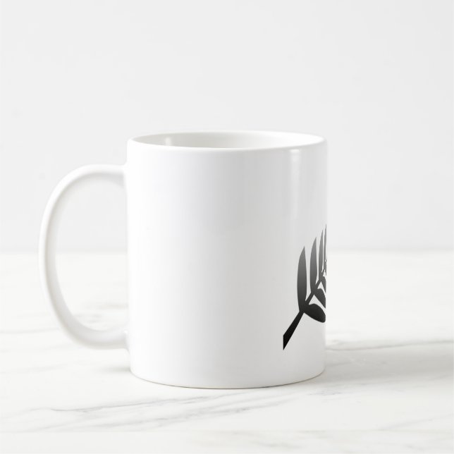 New Zealand Rugby T Silver Fern Graphic for Rugby  Kaffemugg (Vänster)