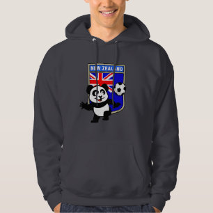 New Zealand Soccer Panda (mörk shirts) Tröja Med Luva