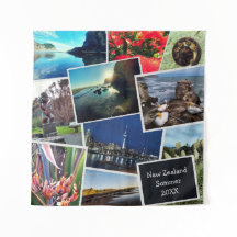 New Zealand Summer Collage Tapestry