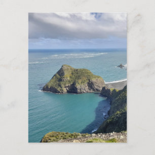New Zealand Whatipu Beach View Omanawanui Track Vykort
