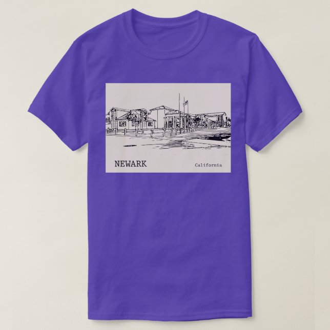Newark California TShirt 1 T Shirt (Design framsida)