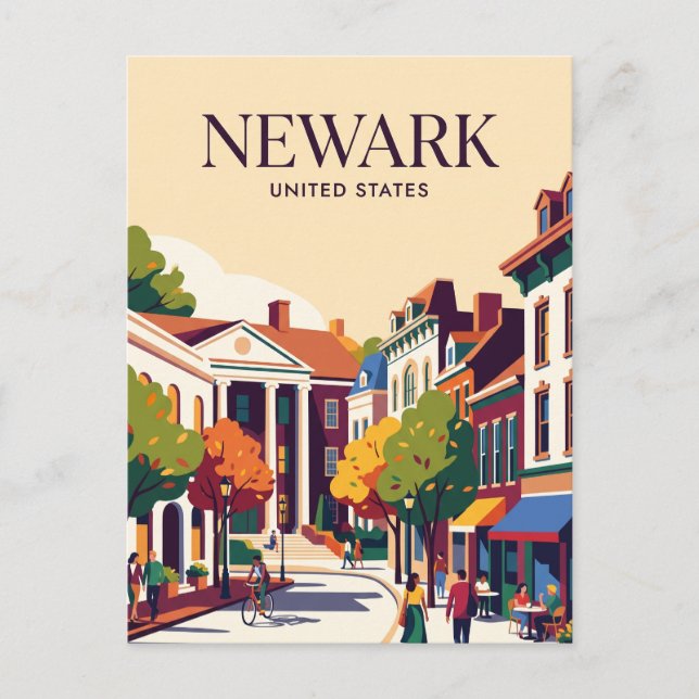 Newark Delaware Vykort (Framsida)