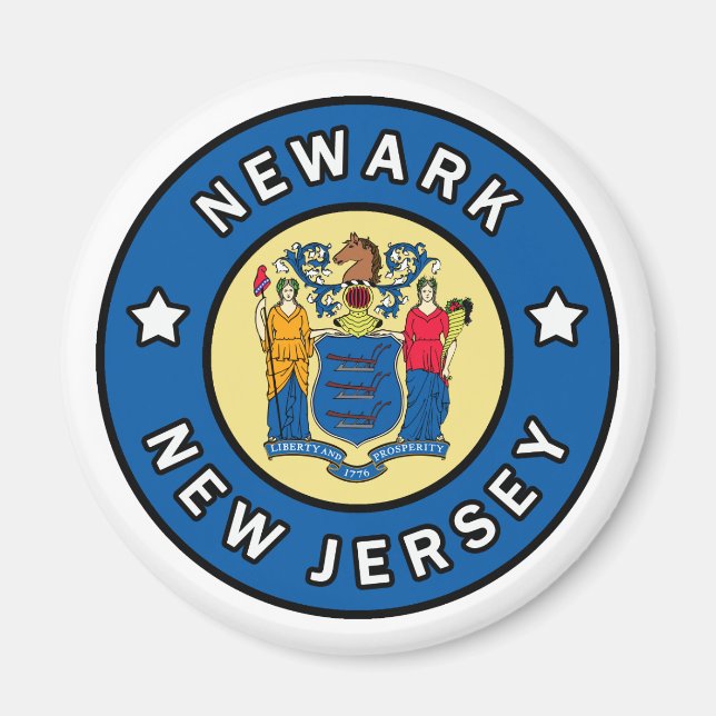 Newark New jersey Magnet (Framsidan)