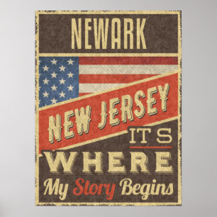 Newark New jersey Poster