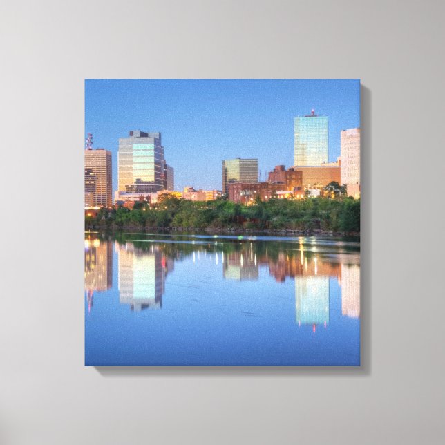 Newark New jersey Wrapped Canvas Art 16.80 X 17.50 (Framsida)