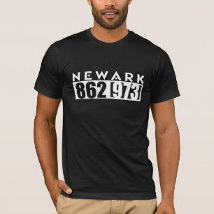 NEWARK NJ 862 & riktnummer 973 T Shirt