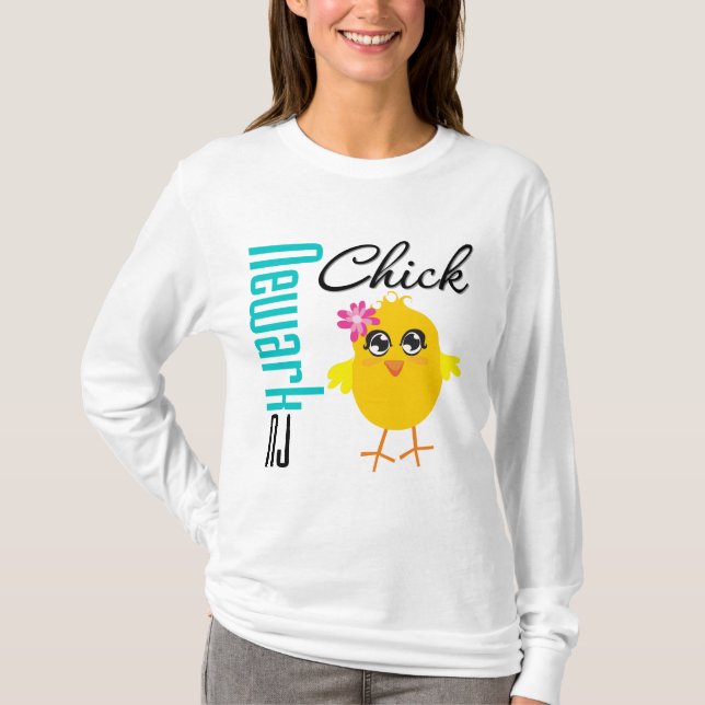 Newark NJ chick T-shirt (Framsida)