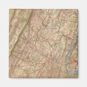 Newark och Elizabeth, New jersey Magnet