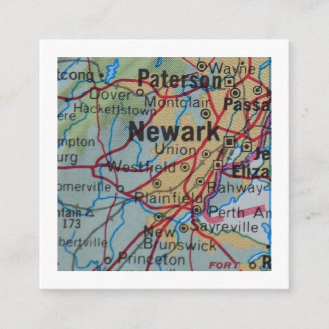 Newark Vi har flyttat Nytt adress kort (Framsida)