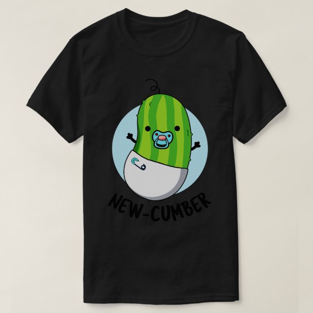 Newber Funny Veggie Cuber Pun T Shirt (Design framsida)