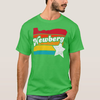 Newberg Oregon Vintage Distress Souvenir 2 T Shirt
