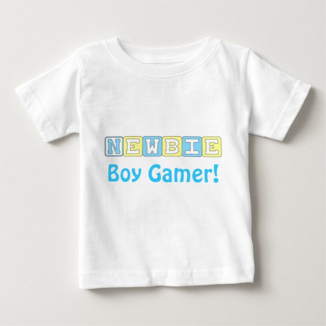 Newbie Boy Gamer Infant T-Shirt (Framsida)
