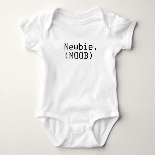Newbie.(NOOB) Baby Thingy T-shirt (Framsida)