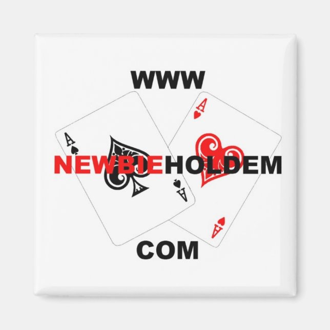 NewbieHoldem-Logotyp Magnet (Framsidan)
