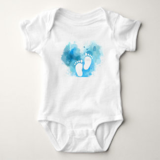 Newborn baby footprint design  t shirt