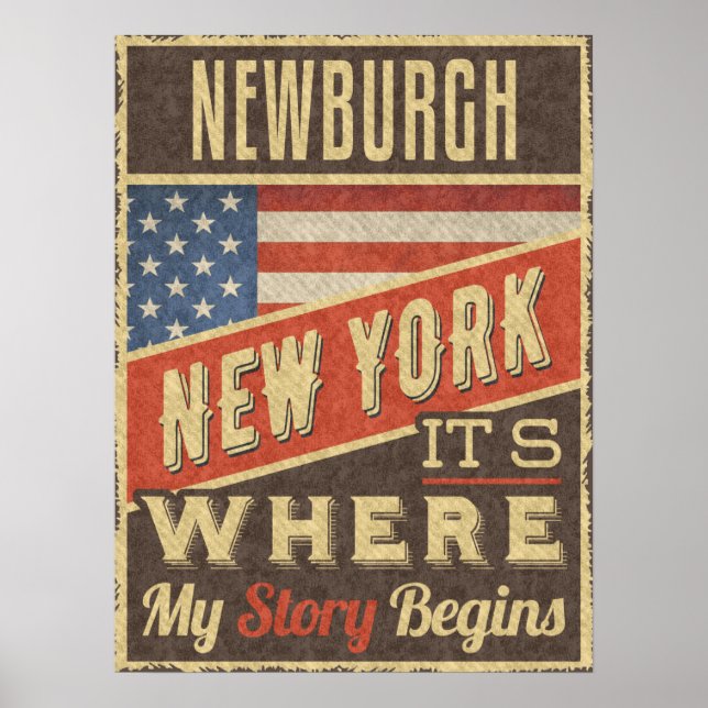 Newburgh New York Poster (Framsidan)