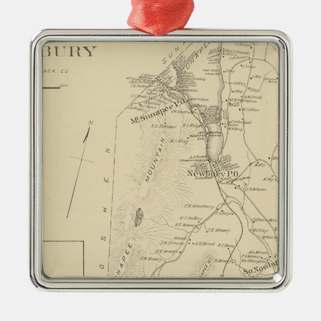 Newbury Julgransprydnad Metall (Framsidan)