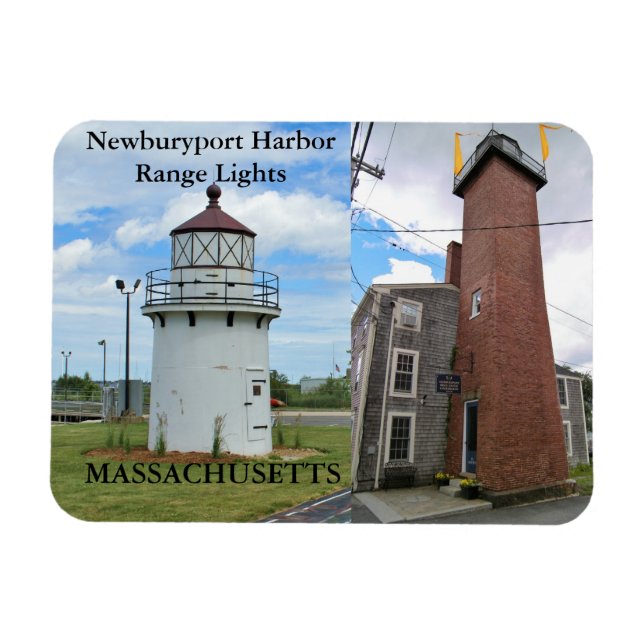 Newburyport Harbor Range Ljus, MORSA Flexi Magnet (Horisontell)
