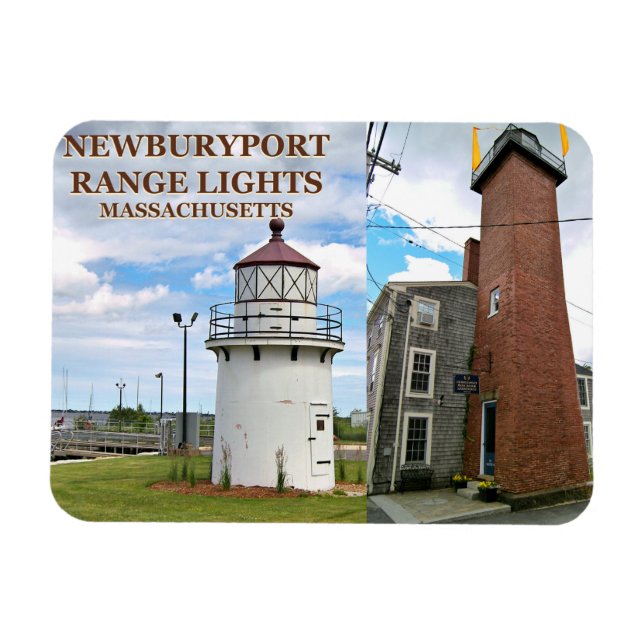 Newburyport Harbor Range Ljus, MORSA Flexi Magnet (Horisontell)