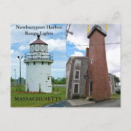 Newburyport Harbor Range Ljus, vykort för massa