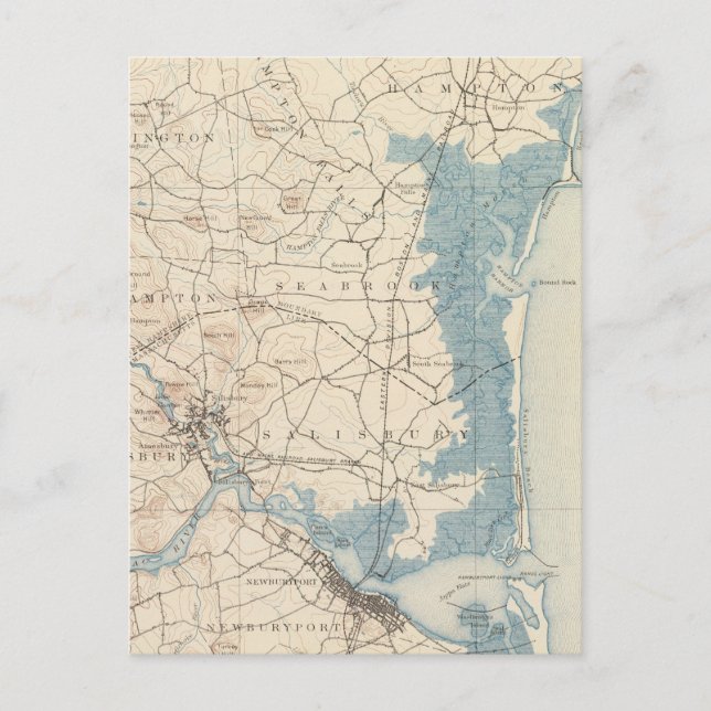Newburyport, Massachusetts Vykort (Framsida)