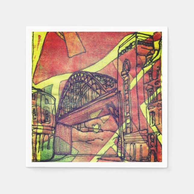 Newcastle-bro Pappersservett (Framsidan)