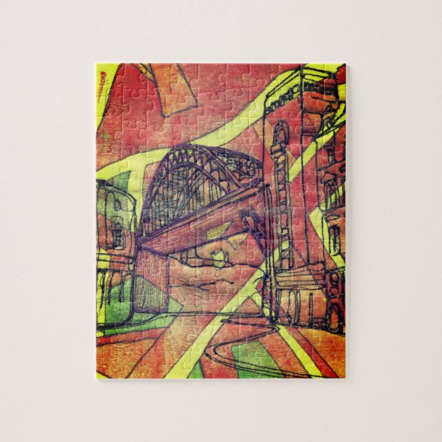 Newcastle-bro Pussel (Vertikal)