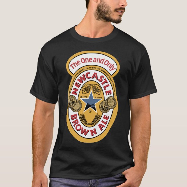 Newcastle Brown Ale Essential  T Shirt (Framsida)