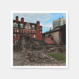 Newcastle byggnad pappersservett