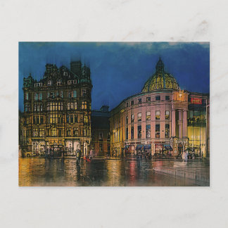 Newcastle City England, Storbritannien Vykort