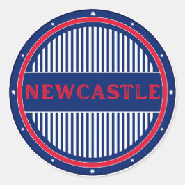 Newcastle City Pride Emblem – Australian Identity Runt Klistermärke