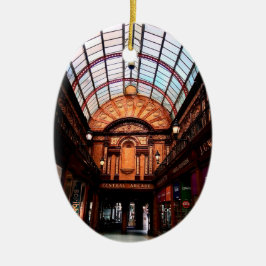 Newcastle mittarcade julgransprydnad keramik