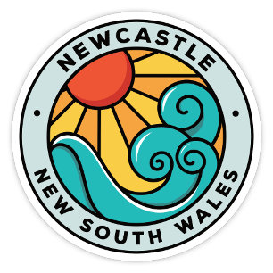 Newcastle, NSW Australia Sticker Klistermärken