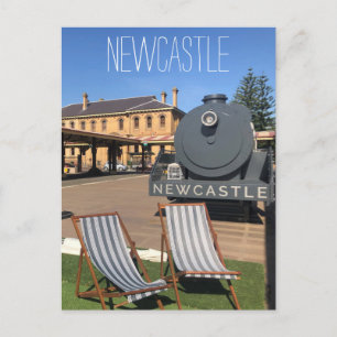 Newcastle tåg vykort
