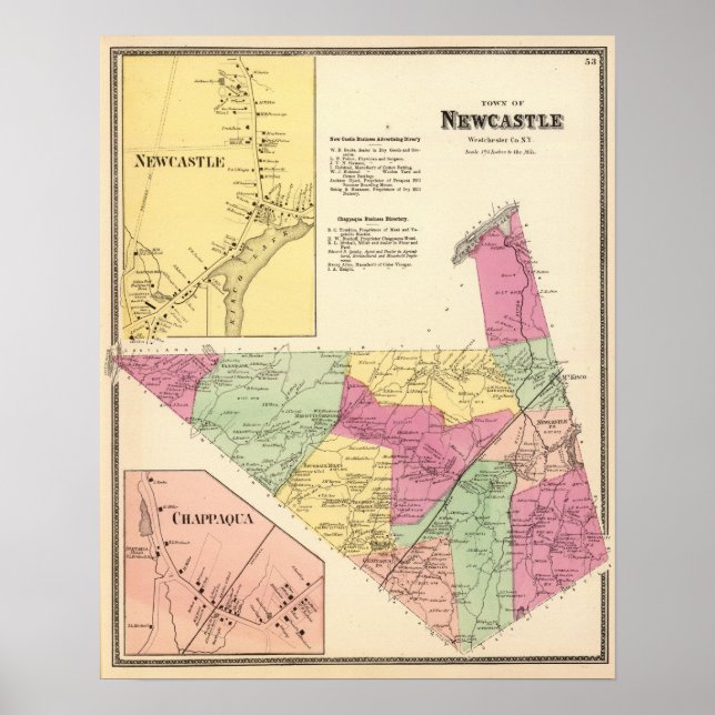 Newcastle, Town Poster (Framsidan)