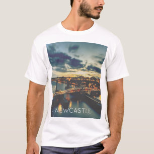 Newcastle UK kort muff T-tröja Tee Shirt
