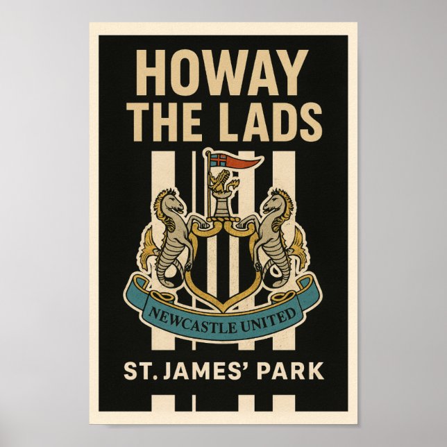 Newcastle United Poster (Framsidan)