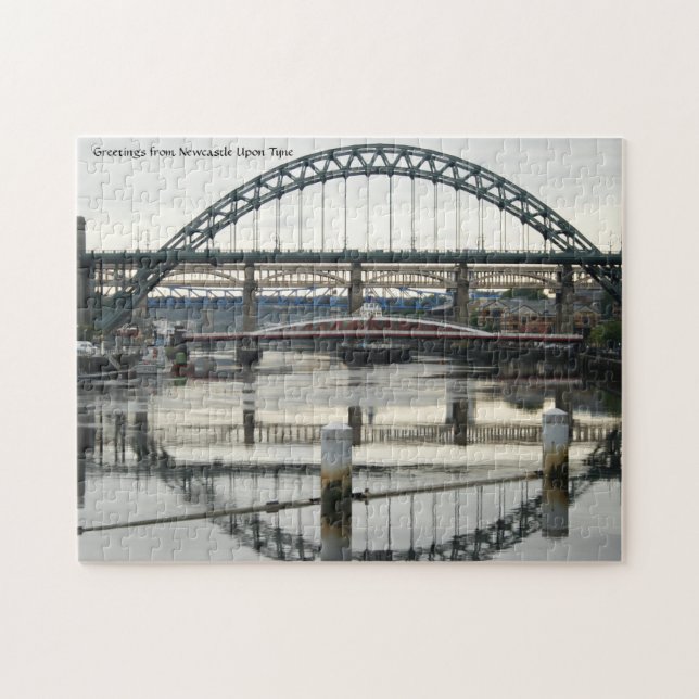 Newcastle upon Tyne. Jigszle Puzzle Pussel (Horisontell)