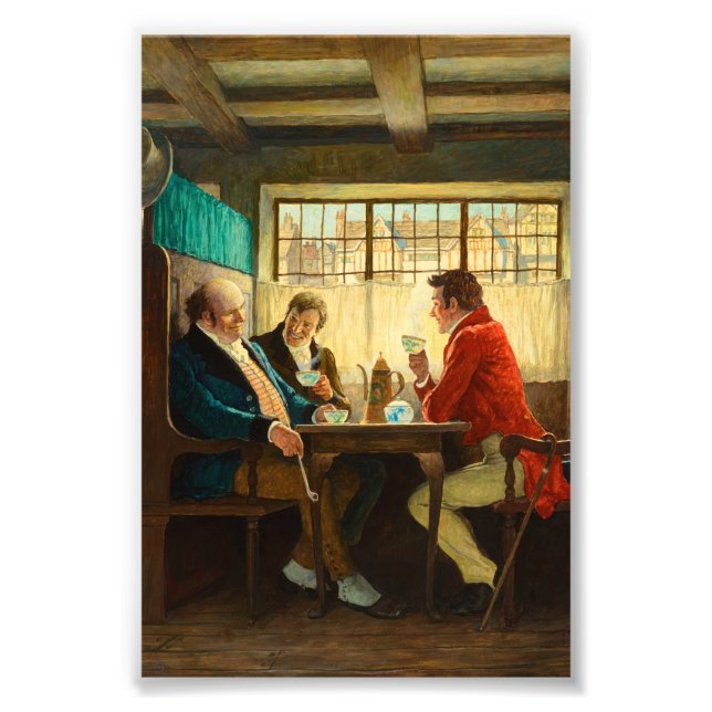 Newell Convers Wyeth-affären Fototryck (Framsidan)