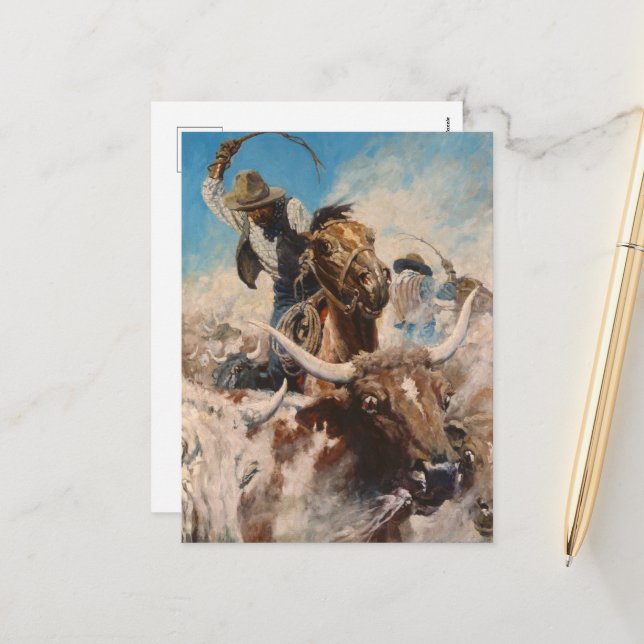 Newell Convers Wyeth Helg Vykort (Fram/Back In Situ)