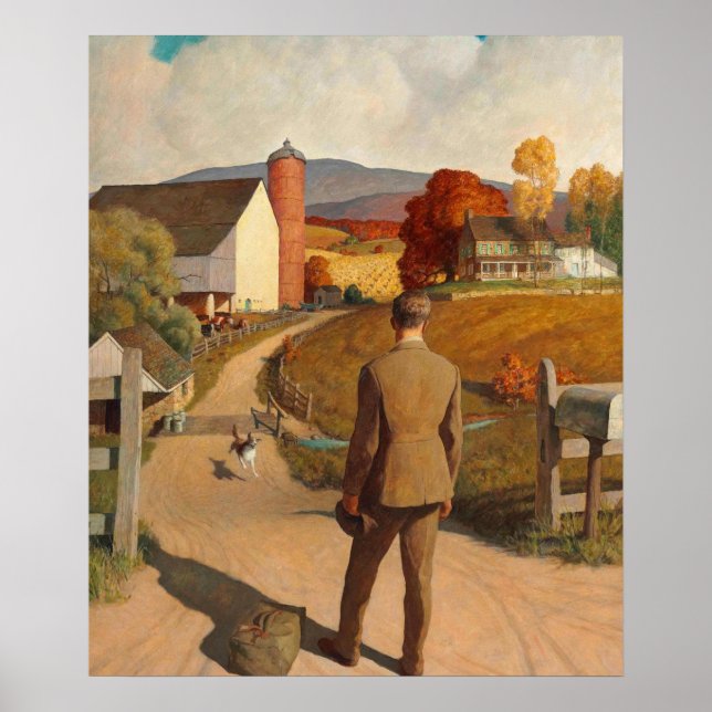 Newell Convers Wyeth Poster (Framsidan)