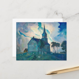 Newell Convers Wyeth Ridge Church Helg Vykort