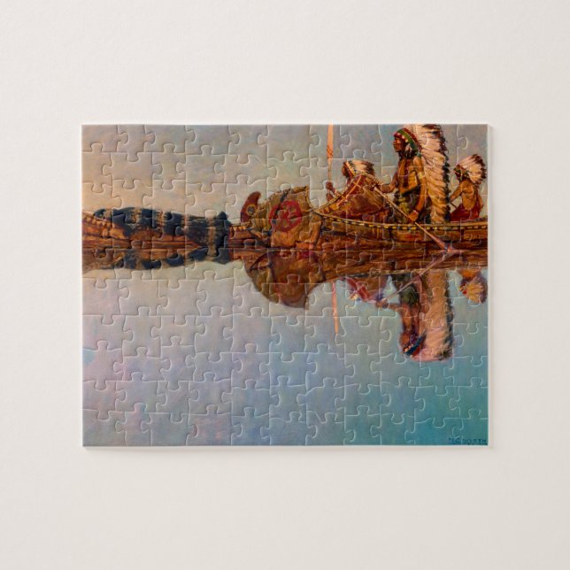 Newell Convers Wyeth, ural i Vatten Pussel (Horisontell)