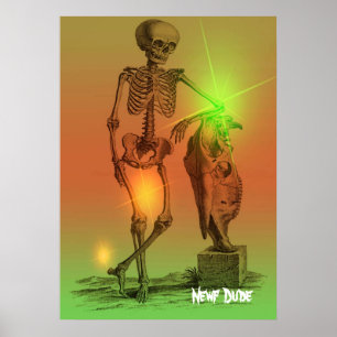 Newf Dude Poster