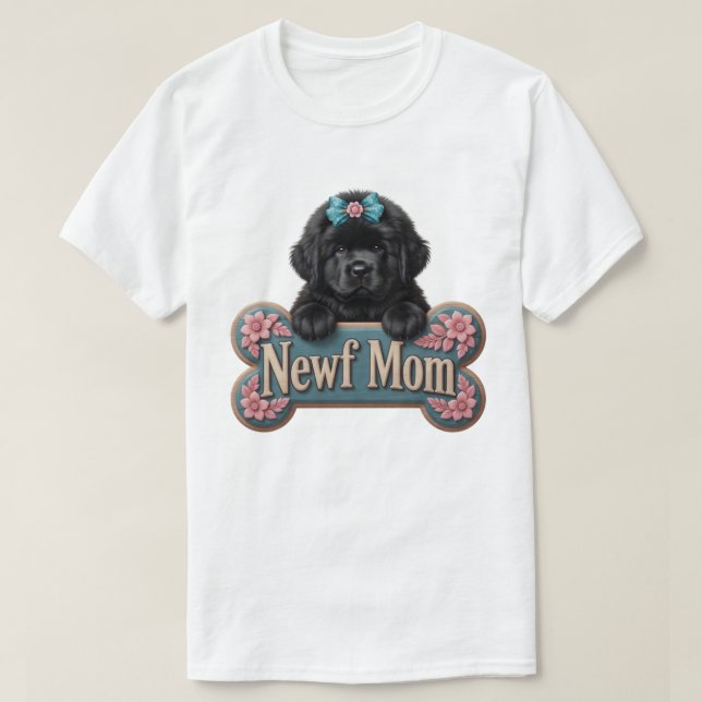 Newf Mamma Ben T Shirt (Design framsida)