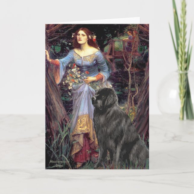 Newfie 1 - Ophelia i Skogen Kort (Framsida)